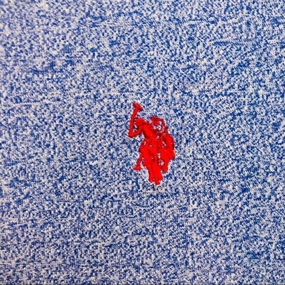 Men’s Polo blue with white accents; red polo - Picture 4 of 6